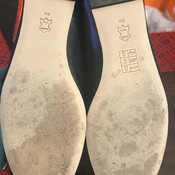 TORY BURCH CHARM BALLET Black flats - Picture 4 of 5